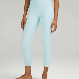 Lululemon Align High-Rise Leggings Pant with Pockets 25" Icing Blue Nulu Size 8
